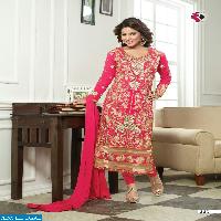 kohinoor vol-2 Faux Georgette Embroidered heena khan collection